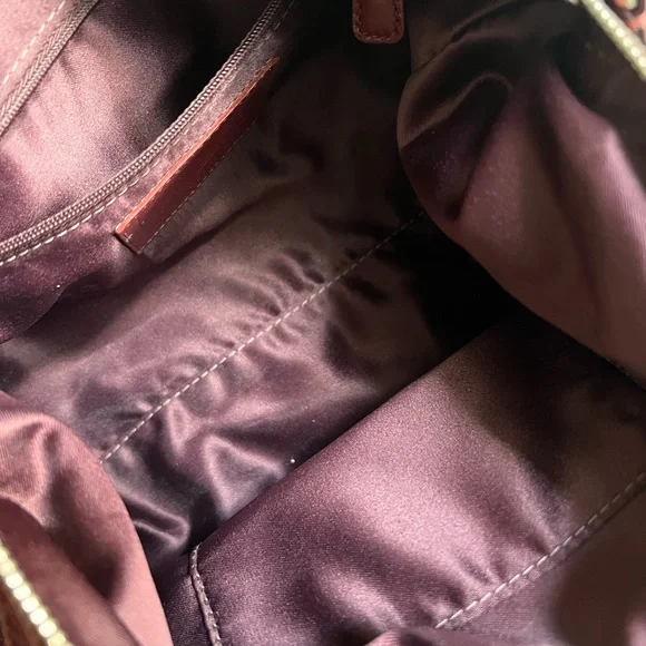 COACH Ashley Red Patent Satchel/Shoulder Bag F15455 - Picture 9 of 13